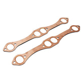 For SB Chevy 327 305 350 Reusable SBC Oval Port Copper Header Exhaust Gaskets